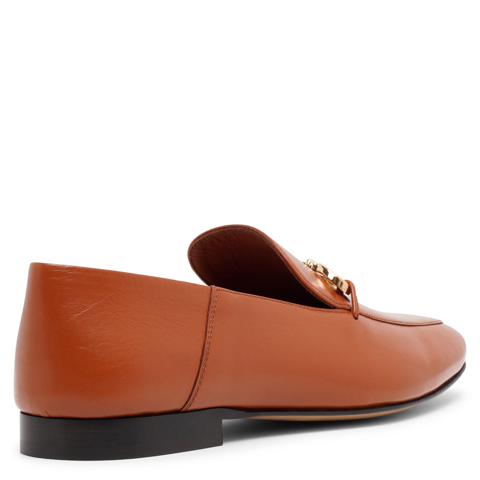 Louis brown leather loafers