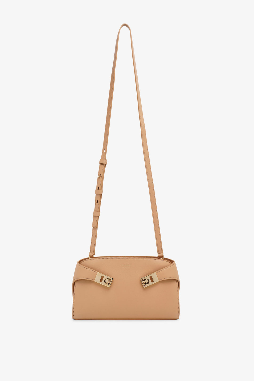 ショルダーバッグ・ポシェット FERRAGAMO SHOULDER BAG (215890768974 LIGCAMLIGCAM) FERRAGAMO Gemini textured-leather shoulder bag | THE OUTNET