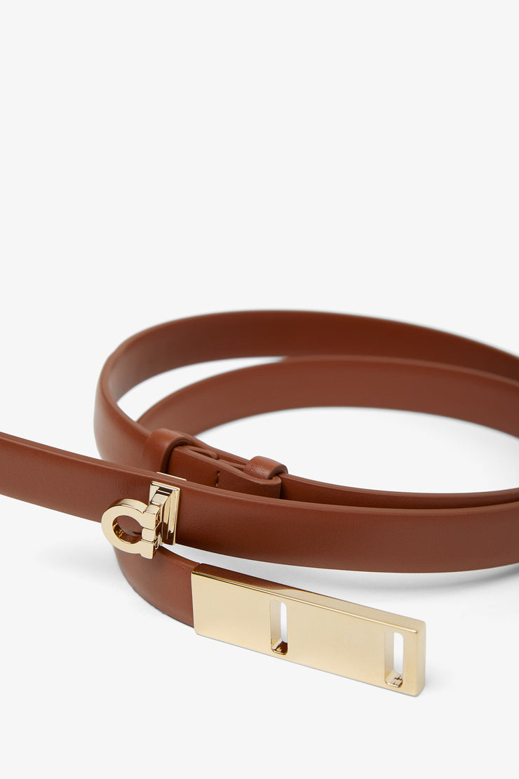 Ferragamo Fixed Gancini brown belt Savannahs