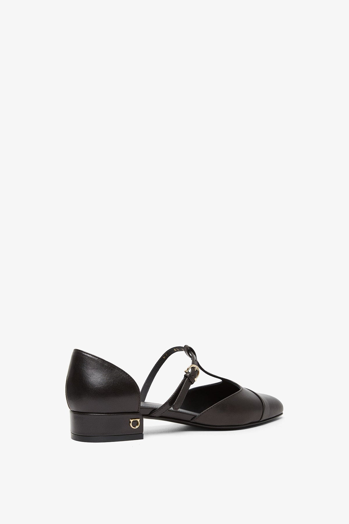 Shop Ferragamo Linette Black Ballet Flats