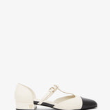 Linette white ballet flats