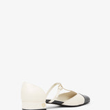 Linette white ballet flats