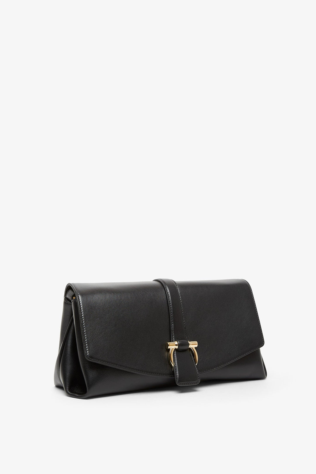 Ferragamo | Front flap black crossbody bag | Savannahs
