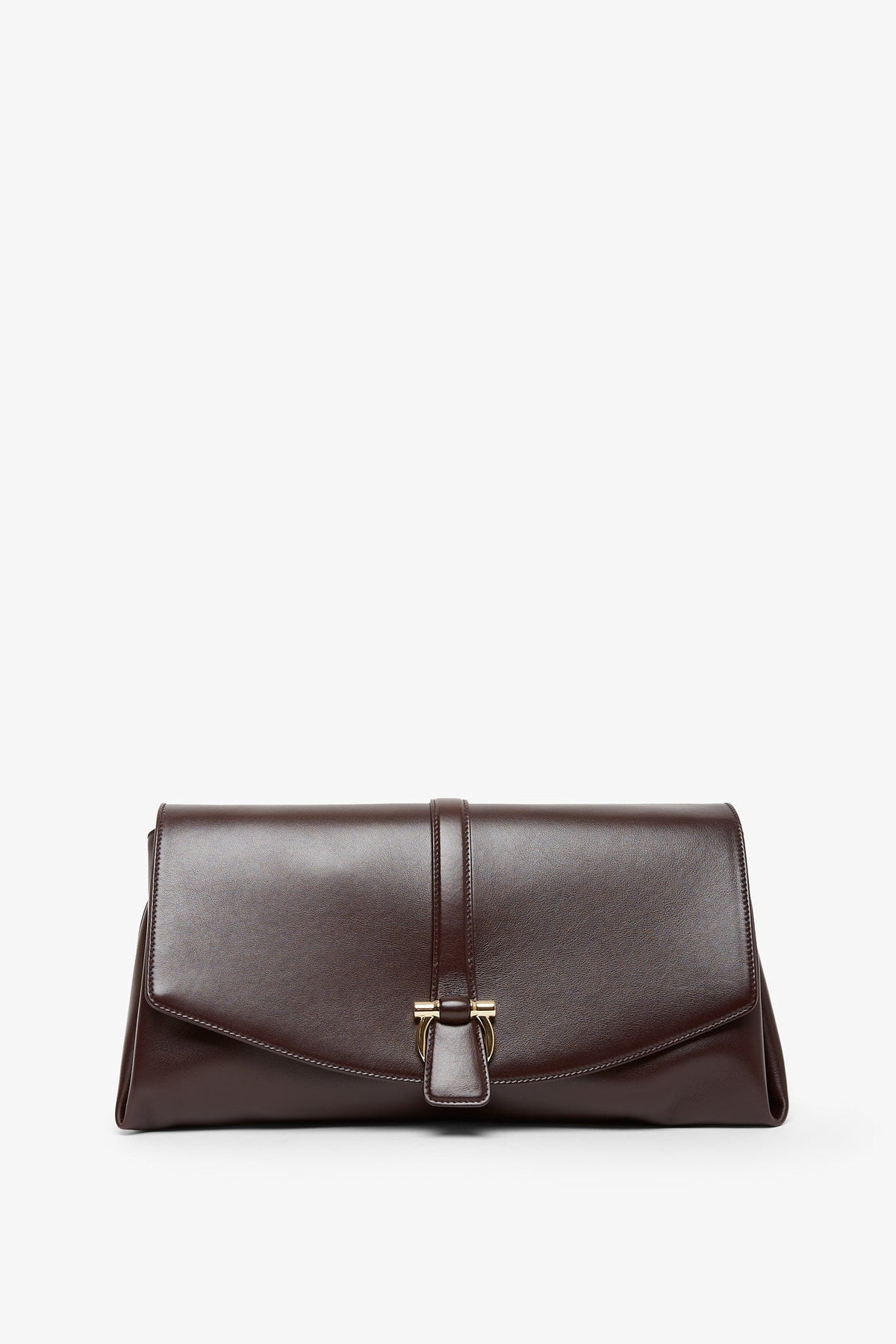 Shop Ferragamo Front Flap Burgundy Crossbody Bag