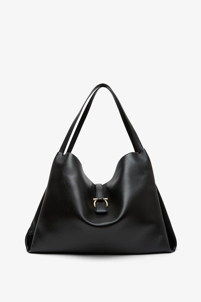 トートバッグ FERRAGAMO LARGE BLACK LEATHER TOTE BAG Ferragamo | Large black tote bag | Savannahs