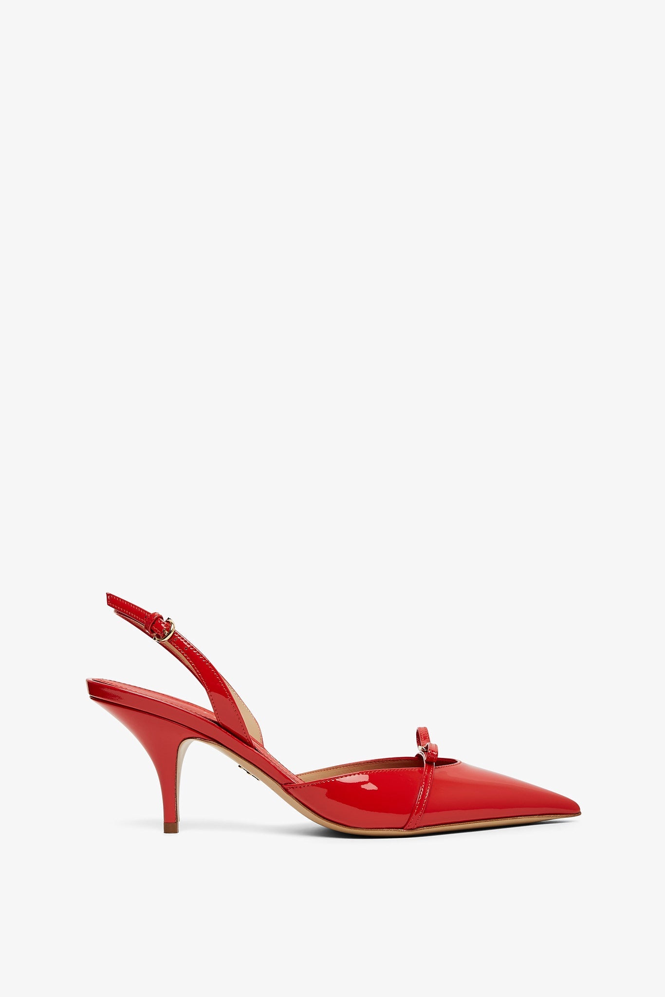 Ferragamo | Mini bow red patent sling-back pumps | Savannahs