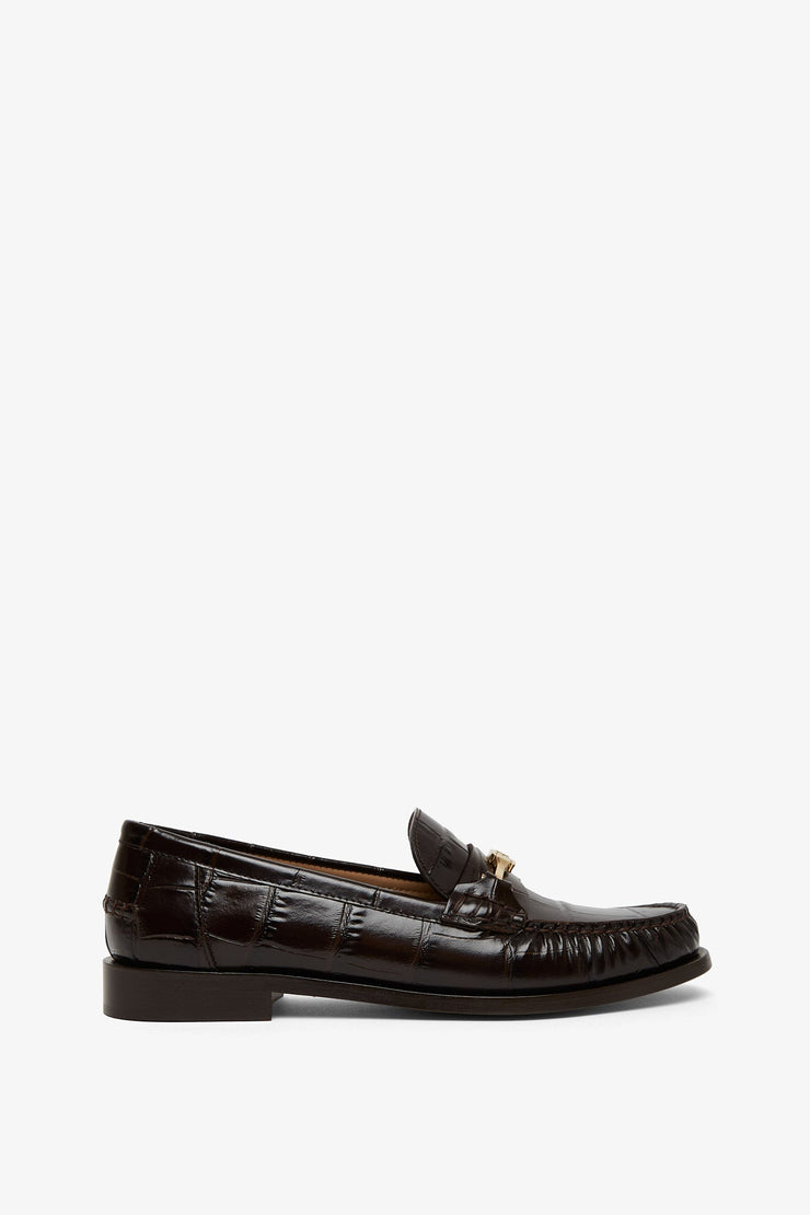 Harry dark brown loafers