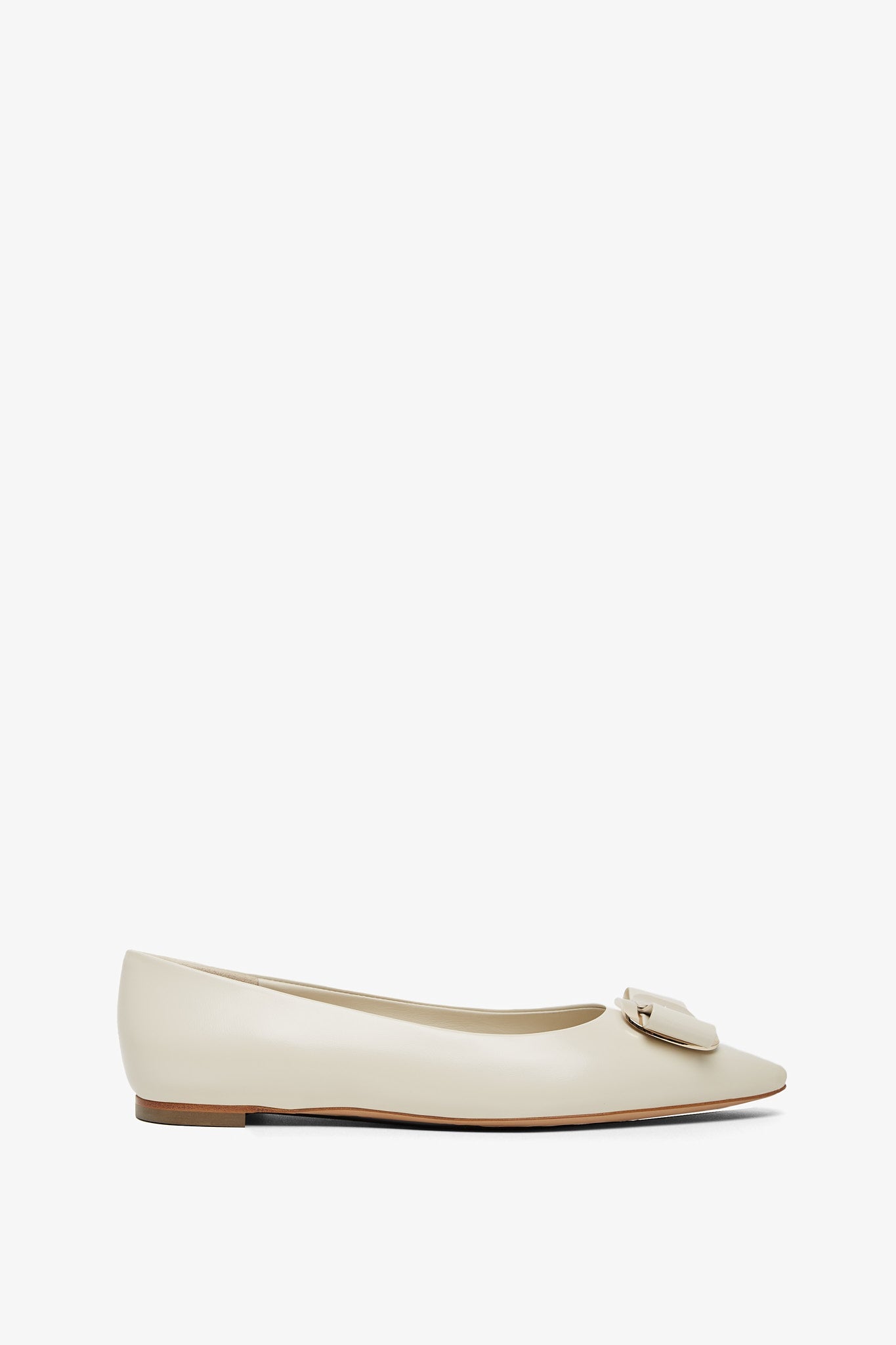 バレエシューズ SALVATORE FERRAGAMO ZEA NAPPA BALLERINAS Ferragamo | Zea white leather ballerinas | Savannahs