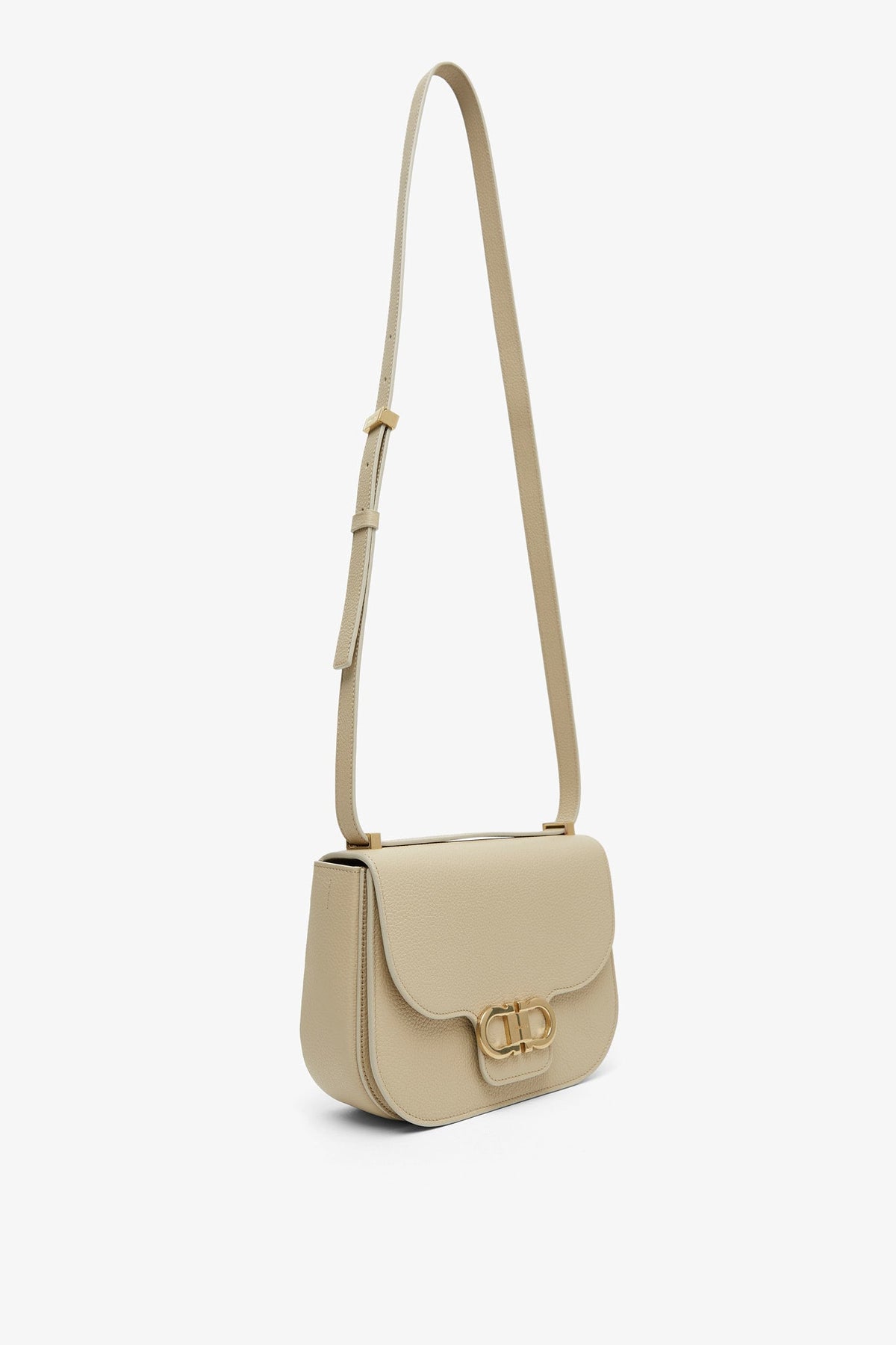 FERRAGAMO DOUBLE GANCINI CROSSBODY BAG