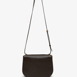 Dubble gancini flap dark brown