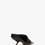 Eva soft black leather pumps
