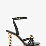 Karina 95 black sandals