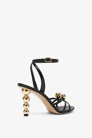 Karina 95 black sandals