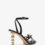 Karina 95 black sandals