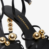 Karina 95 black sandals