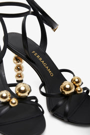 Karina 95 black sandals