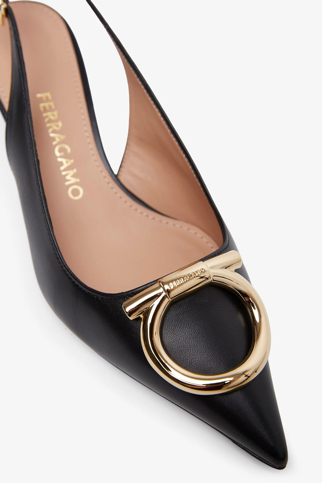 Ferragamo | Sara 40 black sling pumps | Savannahs