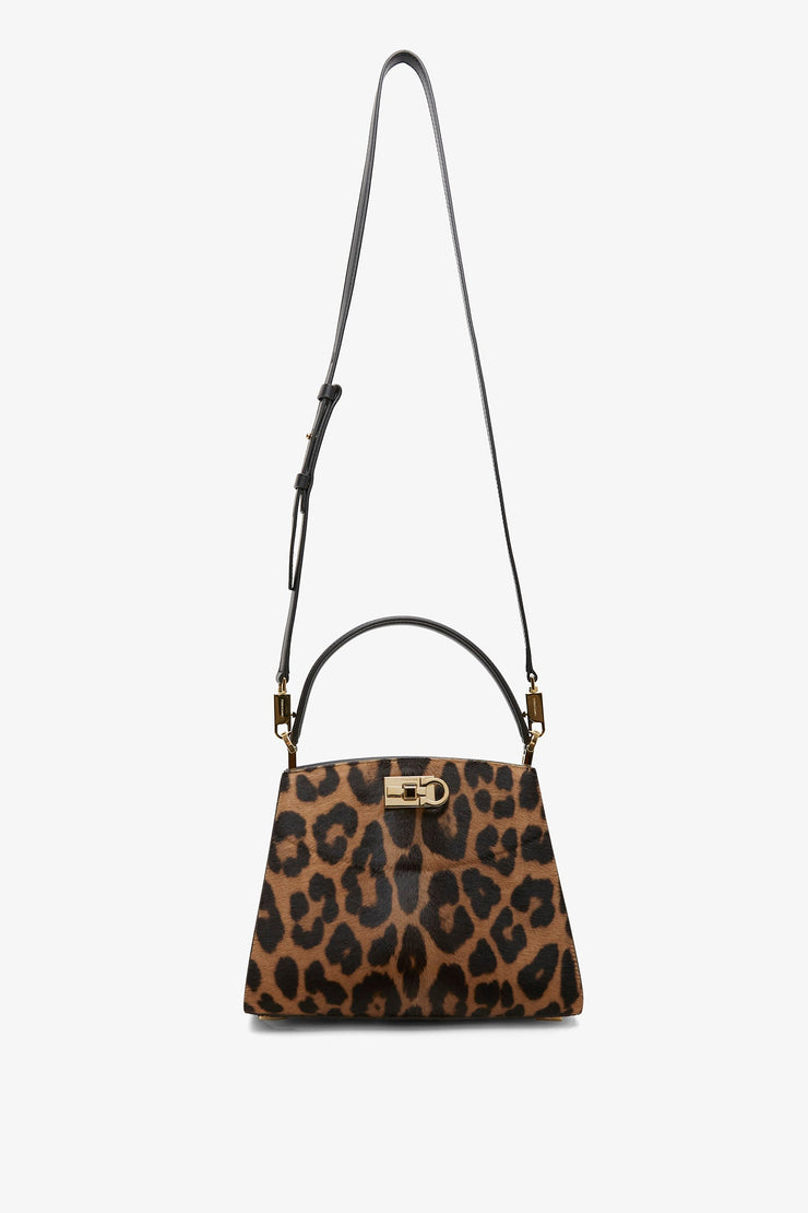 The new studio leopard box bag