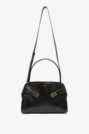 Hug M black bicolor shoulder bag