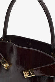 Hug M brown eel shoulder bag