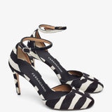Maily 95 white and black sandals
