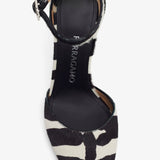 Maily 95 white and black sandals