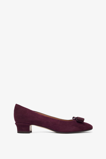Vara 2.0 plum suede pumps