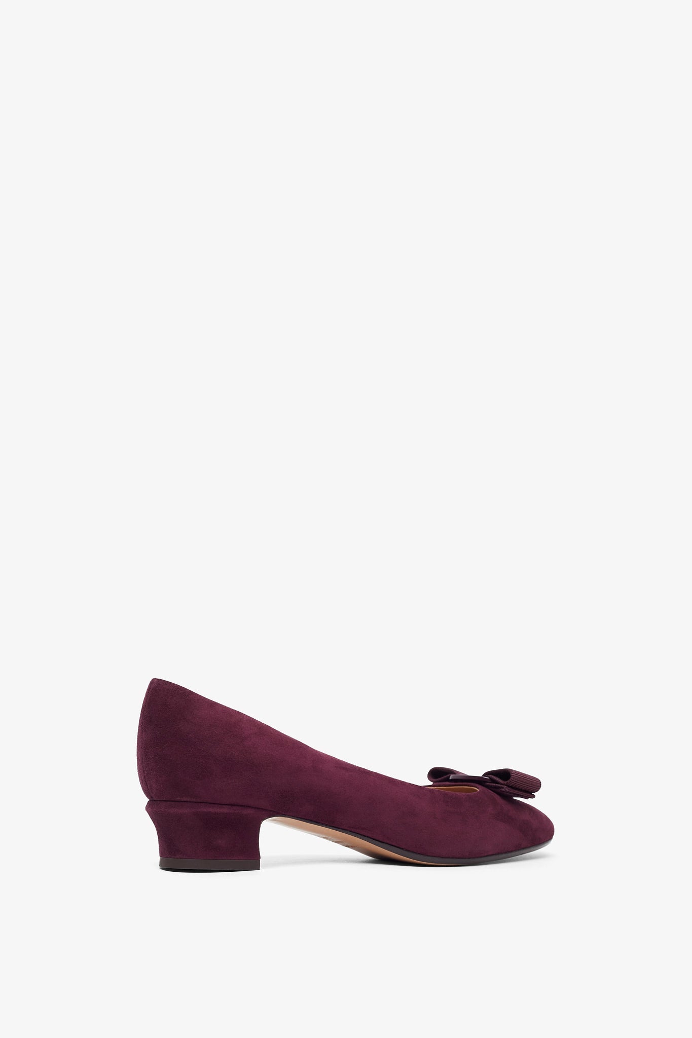 Vara 2.0 plum suede pumps
