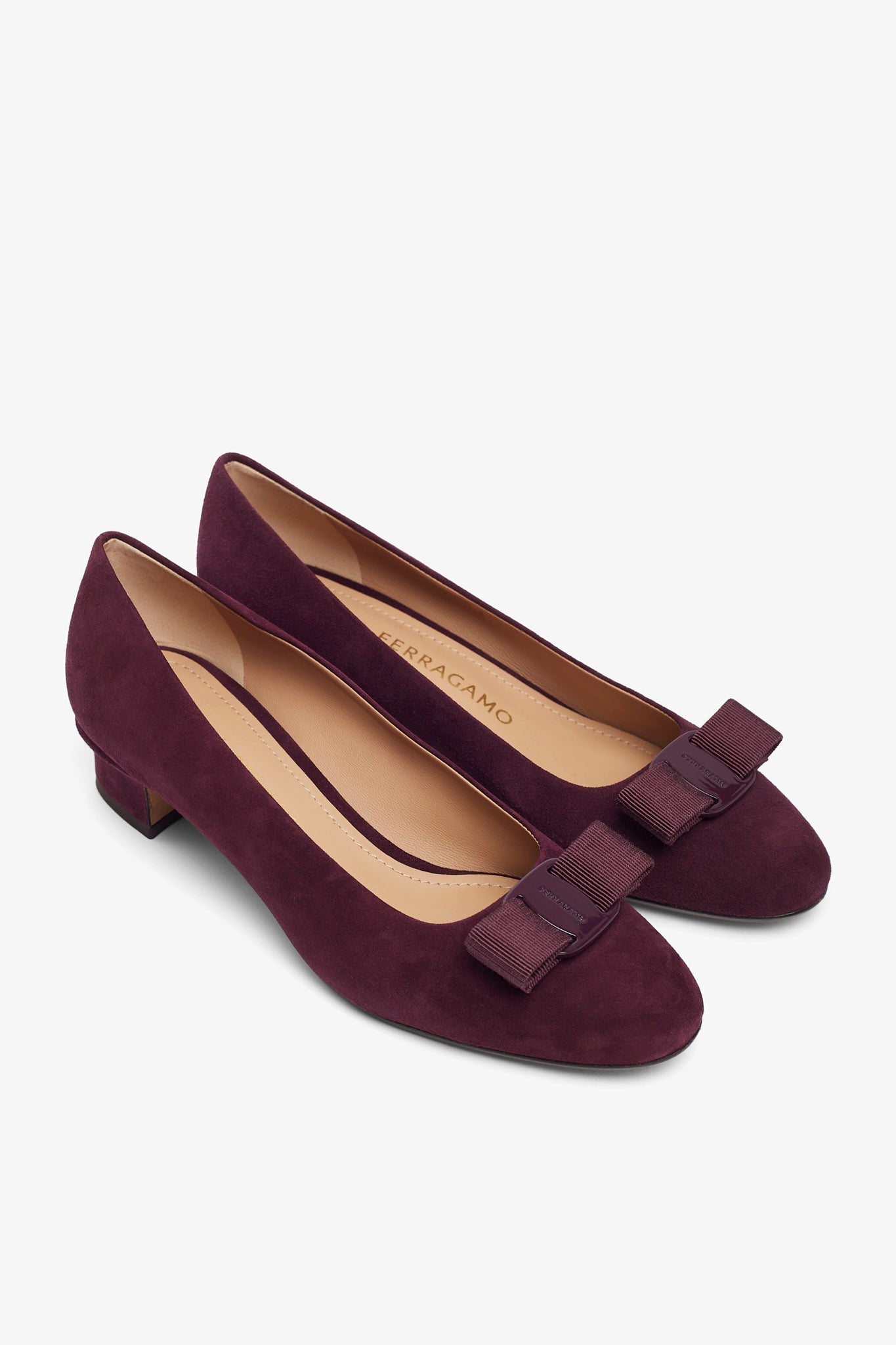 Vara 2.0 plum suede pumps