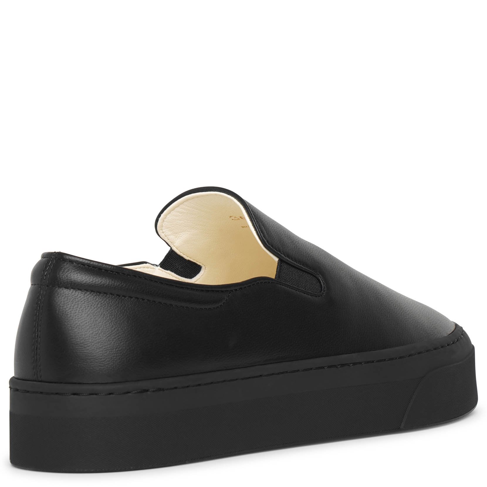The Row | Marie H black nappa sneakers | Savannahs