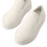Marie H white nappa sneakers