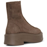Zipped 1 ash suede boots