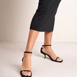 Paloma black suede sandals