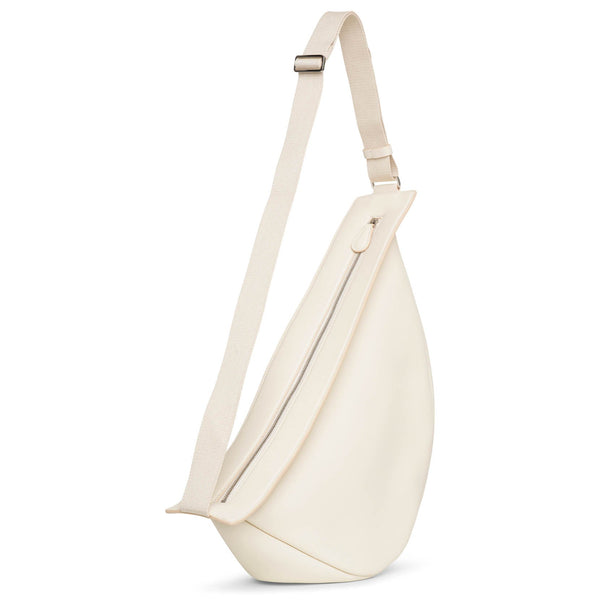 The Row | Slouchy banana large white shoulder bag | Savannahs