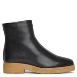 Boris black leather boots