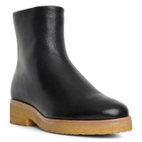 Boris black leather boots