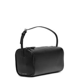 90's black leather bag