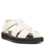 Fisherman ivory leather sandals