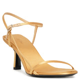 Bare sand satin sandals