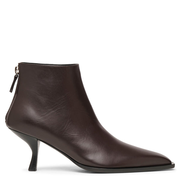 The Row | Coco dark brown leather boots | Savannahs