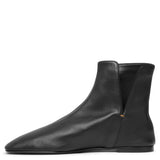 Ava black leather boots