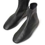 Ava black leather boots