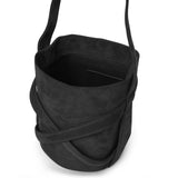 Mini Leo black nubuck bag