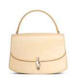 Sofia 8.75 butter white leather bag