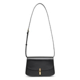 Sofia 8.75 black leather shoulder bag