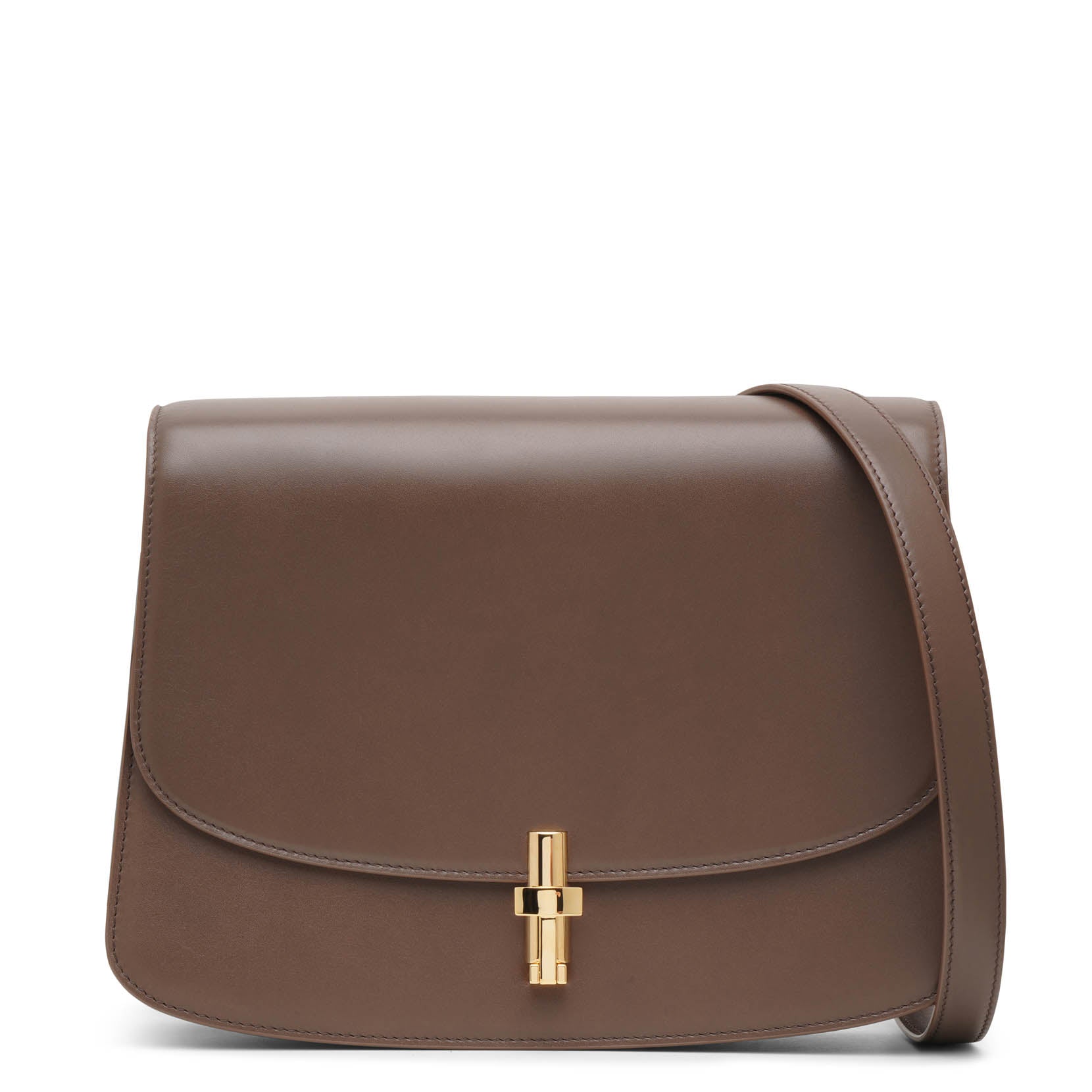 関税込★ THE ROW ザロウ Sofia 10 leather shoulder bag brown TR23150B-The-Row-Sofia-10.00-