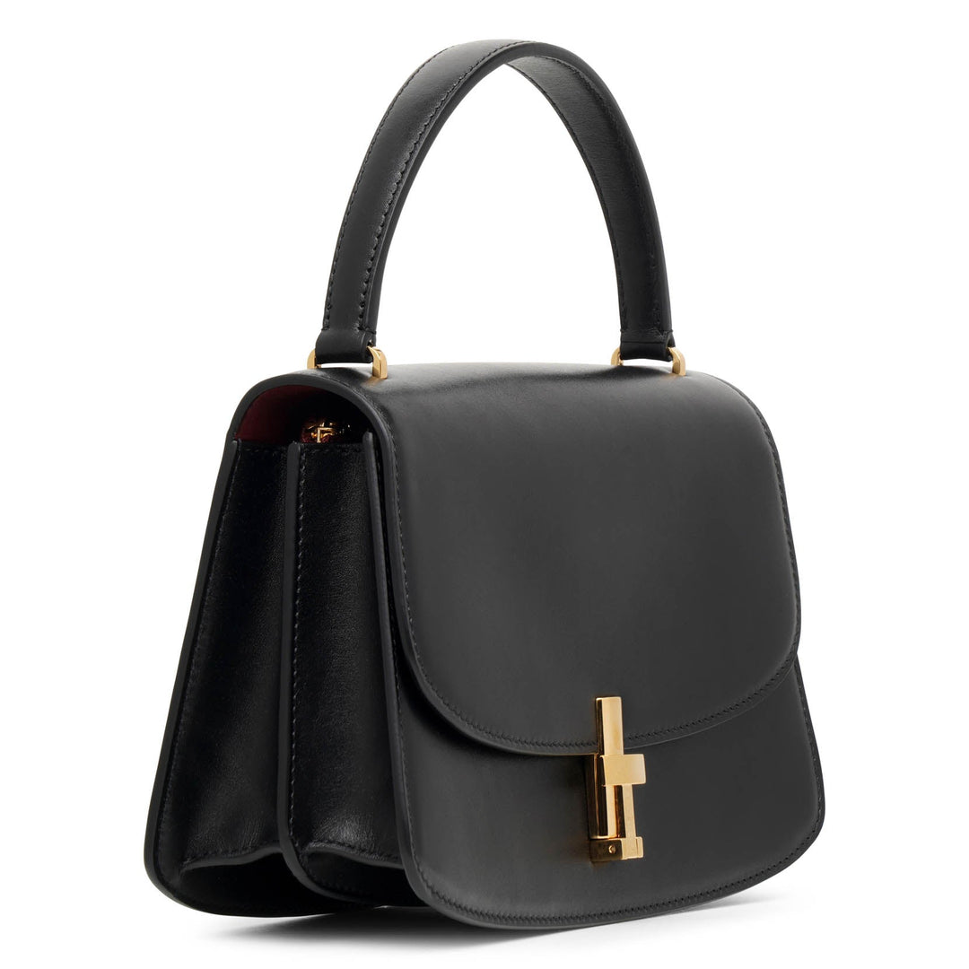 The Row | Sofia 8.75 black leather bag | Savannahs