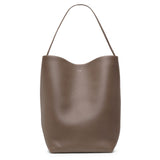 Large N/S park elephant leather tote bag