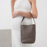 Small N/S park elephant leather tote bag
