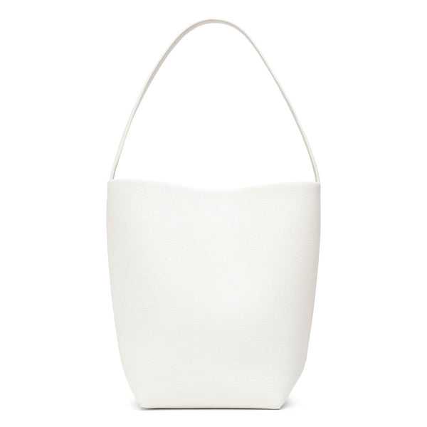 The Row | Medium N/S park white leather tote bag | Savannahs